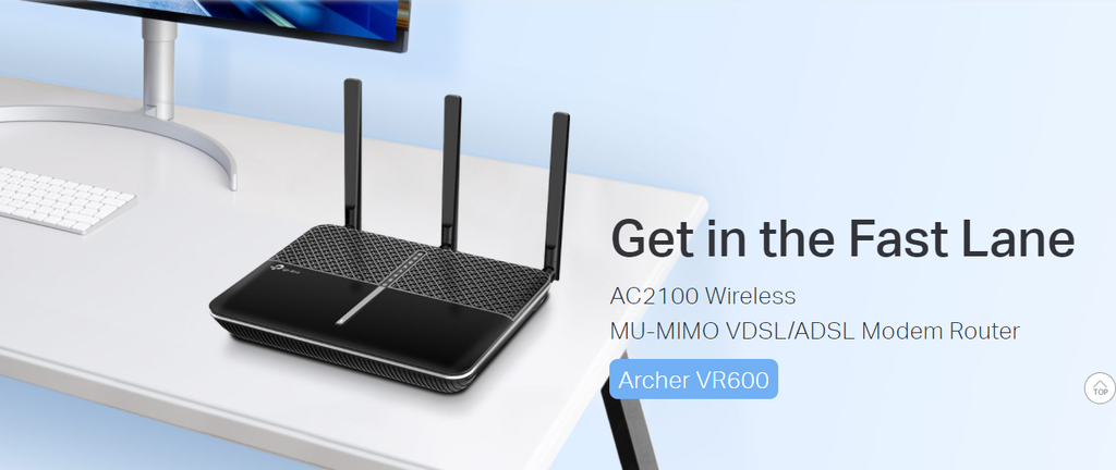 AC1600 Wireless Gigabit VDSL/ADSL Modem Router ( Archer VR600 ) مودم راوتر لاسلكي