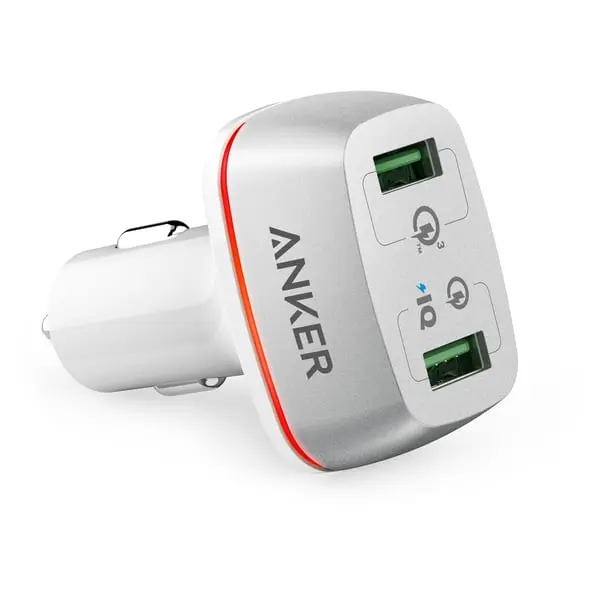 ANKER PowerDrive+2 Car Charger شاحن سيارة انكر