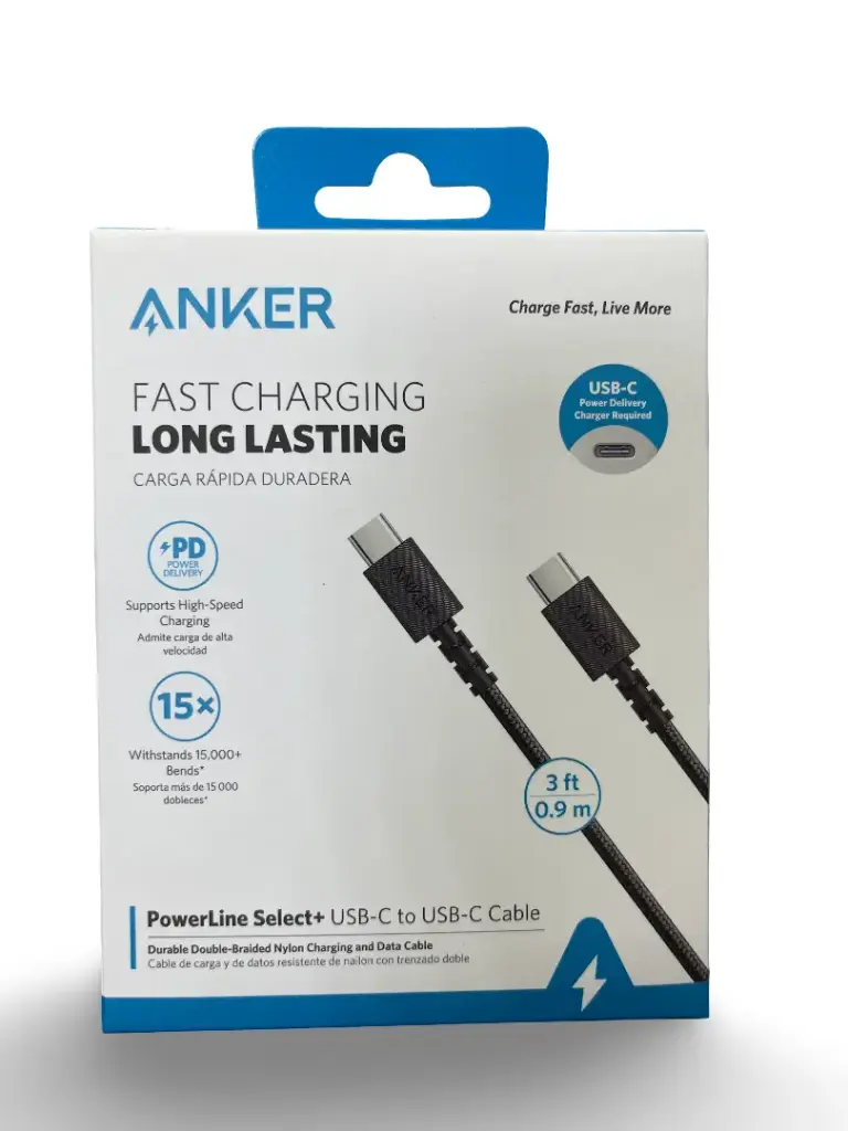 PowerLine Select + USB-C to USB-C Cable كابل من النوع السي الى السي