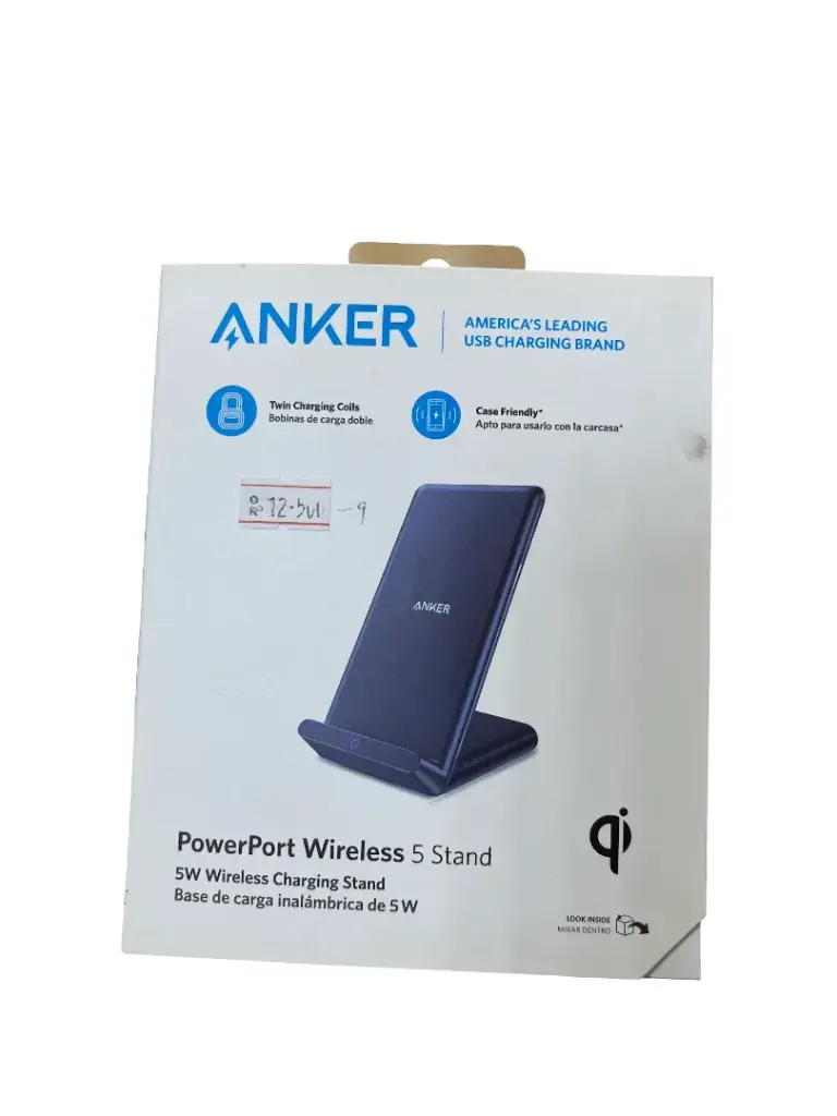PowerPort WLS 5 Stand أنكر بوربورت 5  حامل لاسلكي أسود  A2523H11