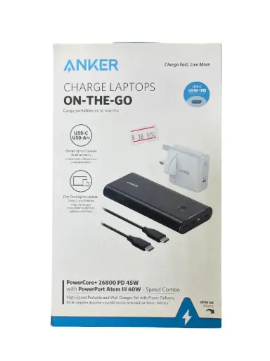 ANKER PowerCore+26800PD 45W باوربنك انكر