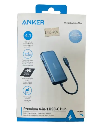 Anker 4-in-1 USB-C Hub PD انكر ٤في١