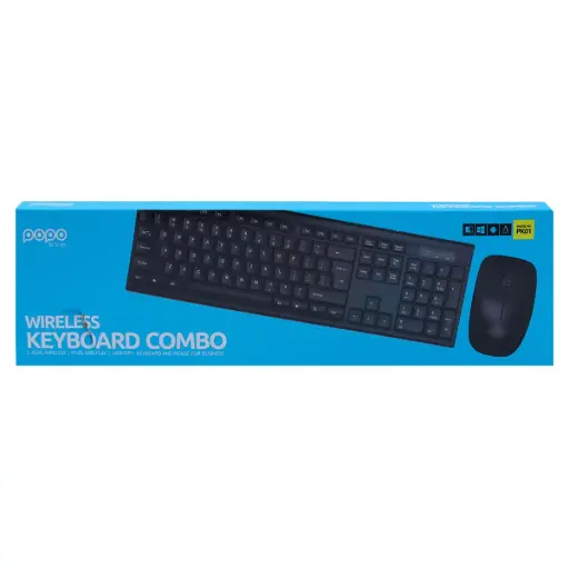 [pk01] Popo Wireless Keyboard & Mouse PK01