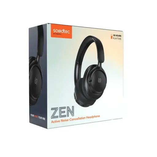 [PD-STWLEP025-BK] PORODO SOUNDTEC ZEN ACTIVE NOISE CANCELLATION HEADPHONE-BLACK